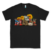 Mom Boots Hat And Sunflower Classic Tee | Teevron