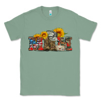 Sage mom boots hat and sunflower Classic Tee - Artiststas