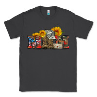 Smoke mom boots hat and sunflower Classic Tee - Artiststas