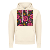 Vintage Artic breast cancer sunflower seamless pattern Vintage Hoodie - BundleAndBundleShop