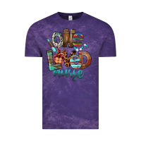 Cloud Purple One Loved Nurse Vintage Tee - FaDigitalArtStudio
