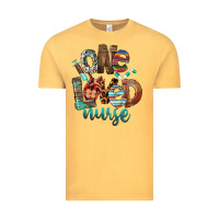 Vintage Mustard One Loved Nurse Vintage Tee - FaDigitalArtStudio