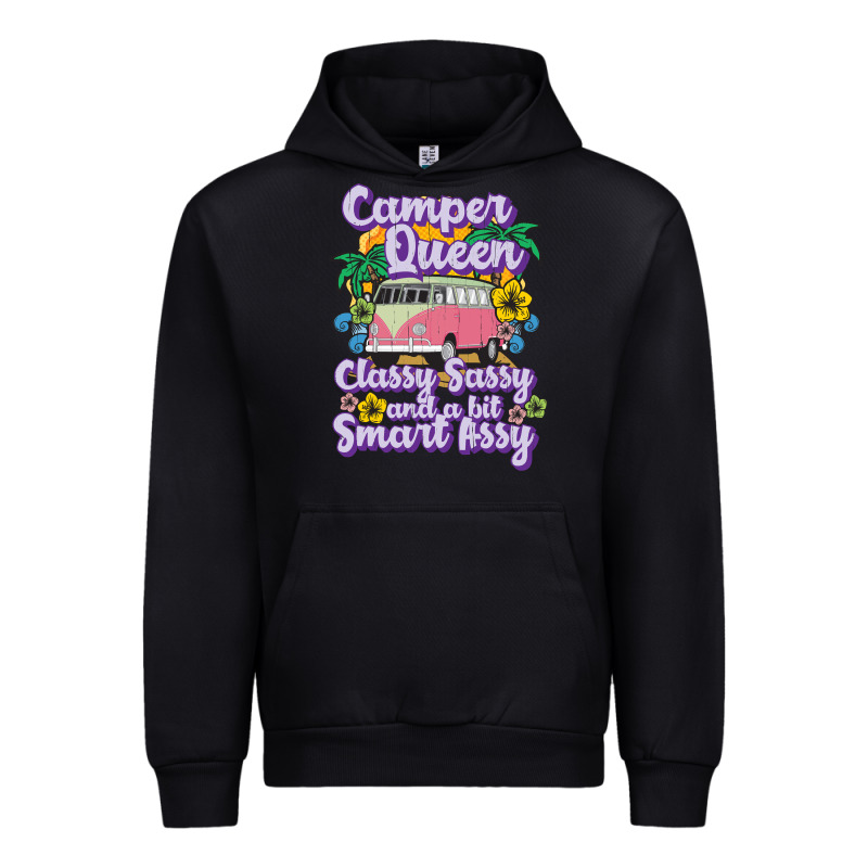 Camp Camping Camper Queen Classy Sassy And A Bit Smart Assycamper Camp Urban Hoodie by linhVisuals | Teevron