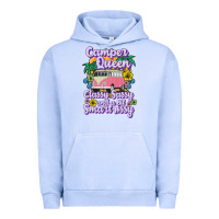Pigment Grape Ice camp camping camper queen classy sassy and a bit smart assycamper camp Urban Hoodie - linhVisuals