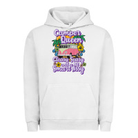 Pigment Lunar Rock camp camping camper queen classy sassy and a bit smart assycamper camp Urban Hoodie - linhVisuals