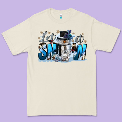 Let It Snow Premium Tee Designed By Cowgirlartshop