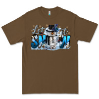 Cacao let it snow Premium Tee - CowGirlArtShop