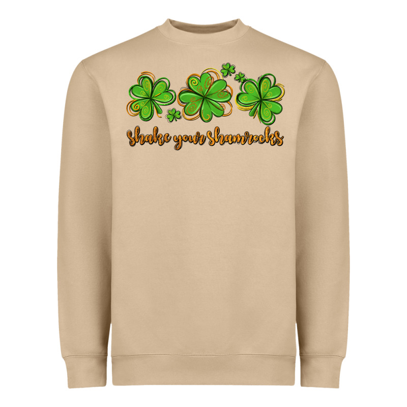 Shake Your Shamrocks Heavyweight Sweatshirt by AdoDesignShop | Teevron