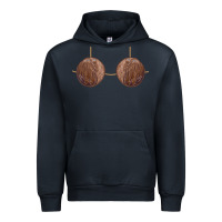 Navy coconut bra easy adult halloween tiki party costume t shirt Urban Hoodie - linhVisuals