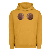 Pigment Peanut Butter coconut bra easy adult halloween tiki party costume t shirt Urban Hoodie - linhVisuals