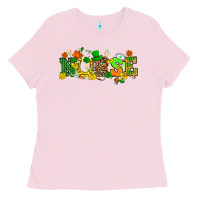 Bubblegum Pink St. Patricks day nurse Ladies Tee - HowdyJamesFarm