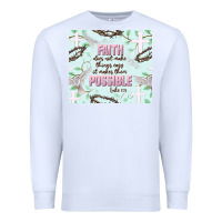 White faith does not make things easy Premium Sweatshirt - JahusDesignShop