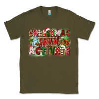 Army Green christmas spirit activate Classic Tee - CowGirlArtShop