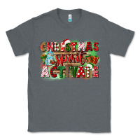Charcoal Heather christmas spirit activate Classic Tee - CowGirlArtShop