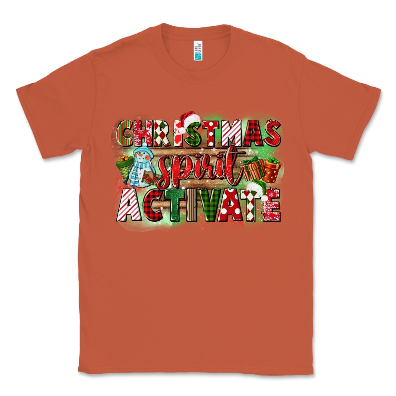 Christmas Spirit Activate Classic Tee by CowGirlArtShop | Teevron