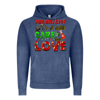 Vintage Denim pharmacist do it with care and love christmas Vintage Hoodie - FaDigitalArtStudio