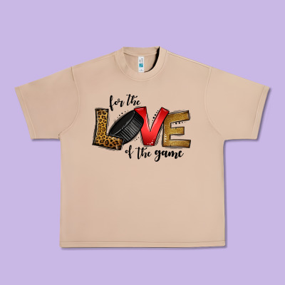 For The Love Of The Game Ice Hockey Urban Heavy Tee Designed By Jasminsmagicworld