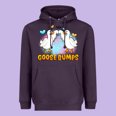 Goose Bumps Heavyweight Hoodie Designed By Jahusdesignshop