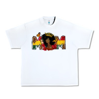 White Juneteenth mom Urban Heavy Tee - FaDigitalArtStudio