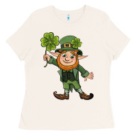 Bone St. Patrick's day elf Ladies Tee - CowGirlArtShop