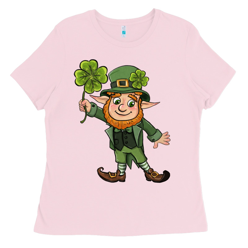 St. Patrick's Day Elf Ladies Tee by CowGirlArtShop | Teevron
