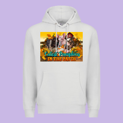 Cutest Pumpkin In The Patch Pig Premium Hoodie Designed By Lillyallendesigns