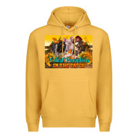 Mustard Cutest Pumpkin In The Patch Pig Premium Hoodie - LillyAllenDesigns