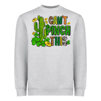 Heather Grey cant pinch this with clovers Heavyweight Sweatshirt - AdoDesignShop