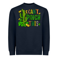 Navy cant pinch this with clovers Heavyweight Sweatshirt - AdoDesignShop