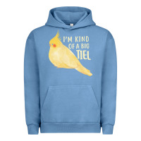 Pigment Pebble Blue cockatiel t  shirt i’m kind of a big tiel t  shirt Urban Hoodie - linhVisuals
