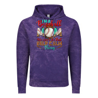Cloud Purple i'm a baseball mom we don't do that Vintage Hoodie - BundleAndBundleShop