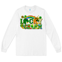 White lucky charm Long Sleeve Tee - FaDigitalArtStudio