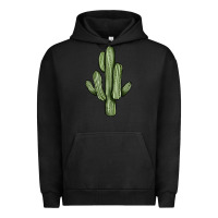 Pigment Black cactus Urban Hoodie - JahusDesignShop