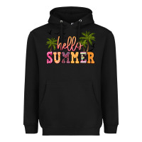 Black hello summer Heavyweight Hoodie - JahusDesignShop