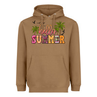 Toasted Coconut hello summer Heavyweight Hoodie - JahusDesignShop