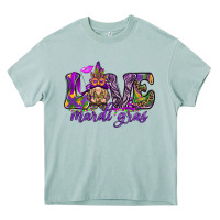 Arona Love Mardi Gras with gnome Heavy Core Tee - HowdyJamesFarm