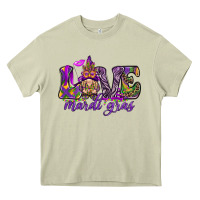 Mossy Love Mardi Gras with gnome Heavy Core Tee - HowdyJamesFarm