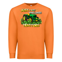 Carrot just a boy who loves tractors Premium Sweatshirt - JahusDesignShop