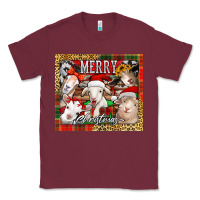 Burgundy merry Christmas goats tumbler Classic Tee - Jasminsmagicworld