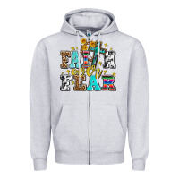 Heather Grey faith over fear with cross and sunflowers Zipper Hoodie - AdoDesignShop