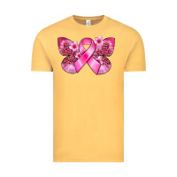 Vintage Mustard Cancer butterfly Vintage Tee - FaDigitalArtStudio