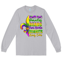 Moon Dust mardi gras parades beads french quarter beignets Long Sleeve Tee - FaDigitalArtStudio