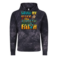 Cloud Black saved by grace through faith Vintage Hoodie - BundleAndBundleShop