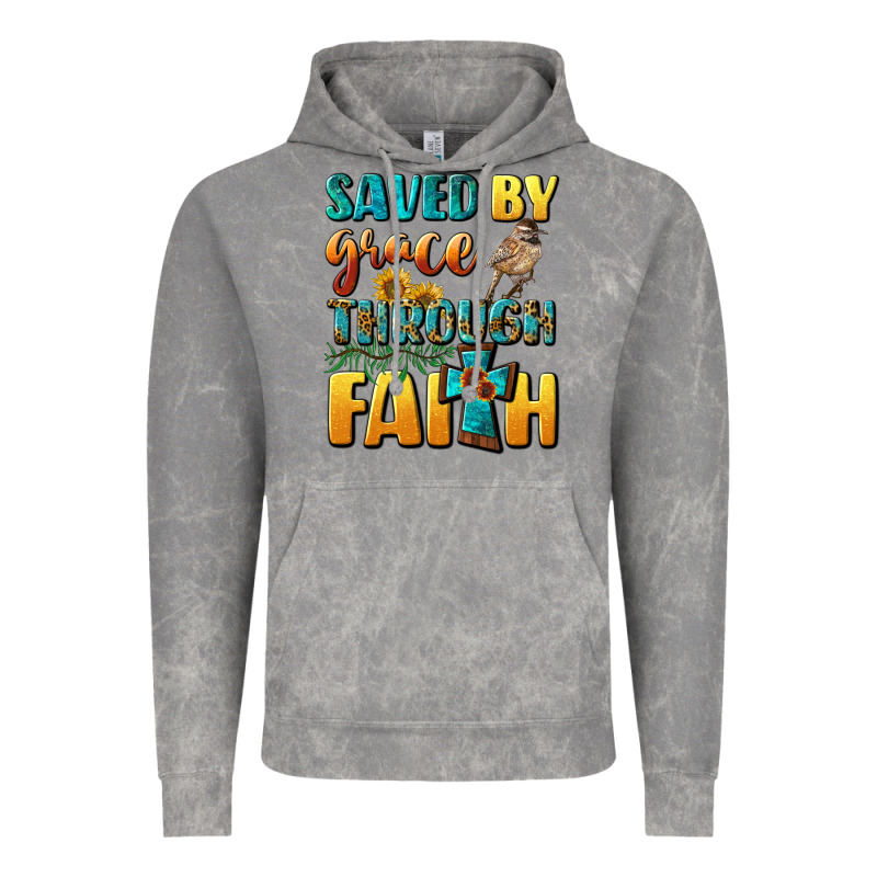Saved By Grace Through Faith Vintage Hoodie by BundleAndBundleShop | Teevron