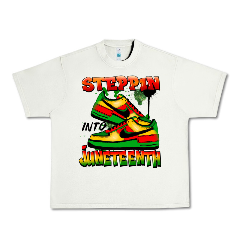 Steppin' Into Juneteenth Urban Heavy Tee by FaDigitalArtStudio | Teevron