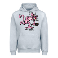Heather Grey pink panther Urban Hoodie - linhVisuals