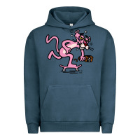 Pigment Midnight Navy pink panther Urban Hoodie - linhVisuals