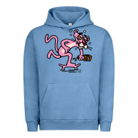 Pigment Pebble Blue pink panther Urban Hoodie - linhVisuals
