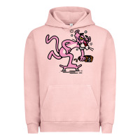 Pigment Salmon pink panther Urban Hoodie - linhVisuals