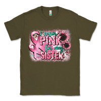Army Green i wear pink for my sister Classic Tee - CowGirlArtShop